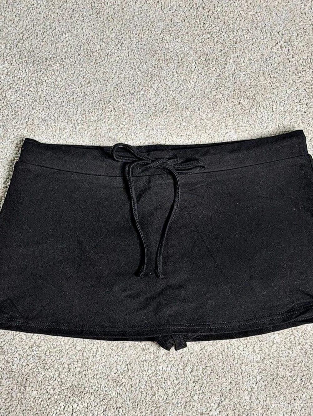 edikted Black Mini Skirt | built in shorts | Size Large NWT
